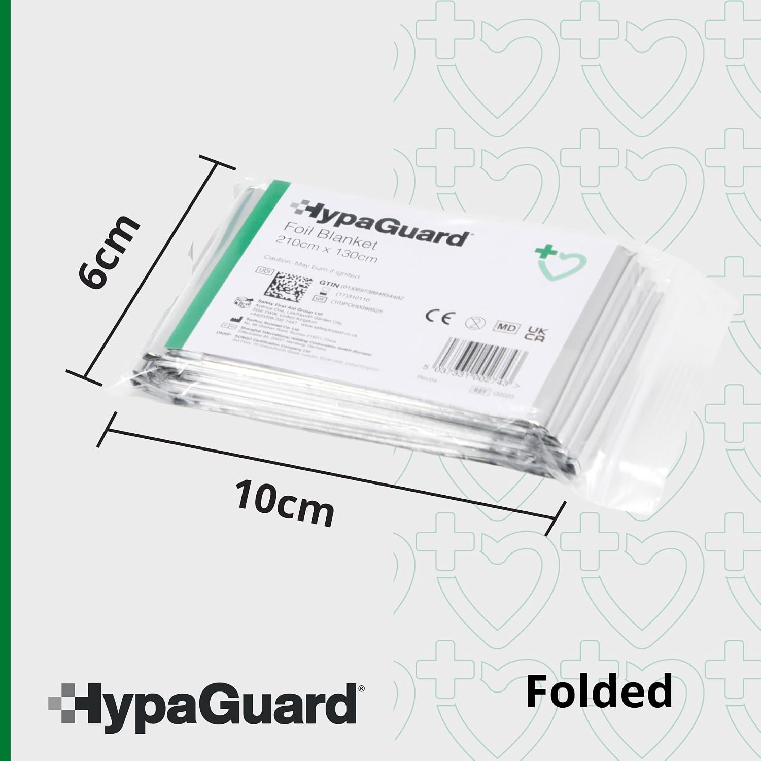 HypaGuard Foil Survival Blankets Pack of 6