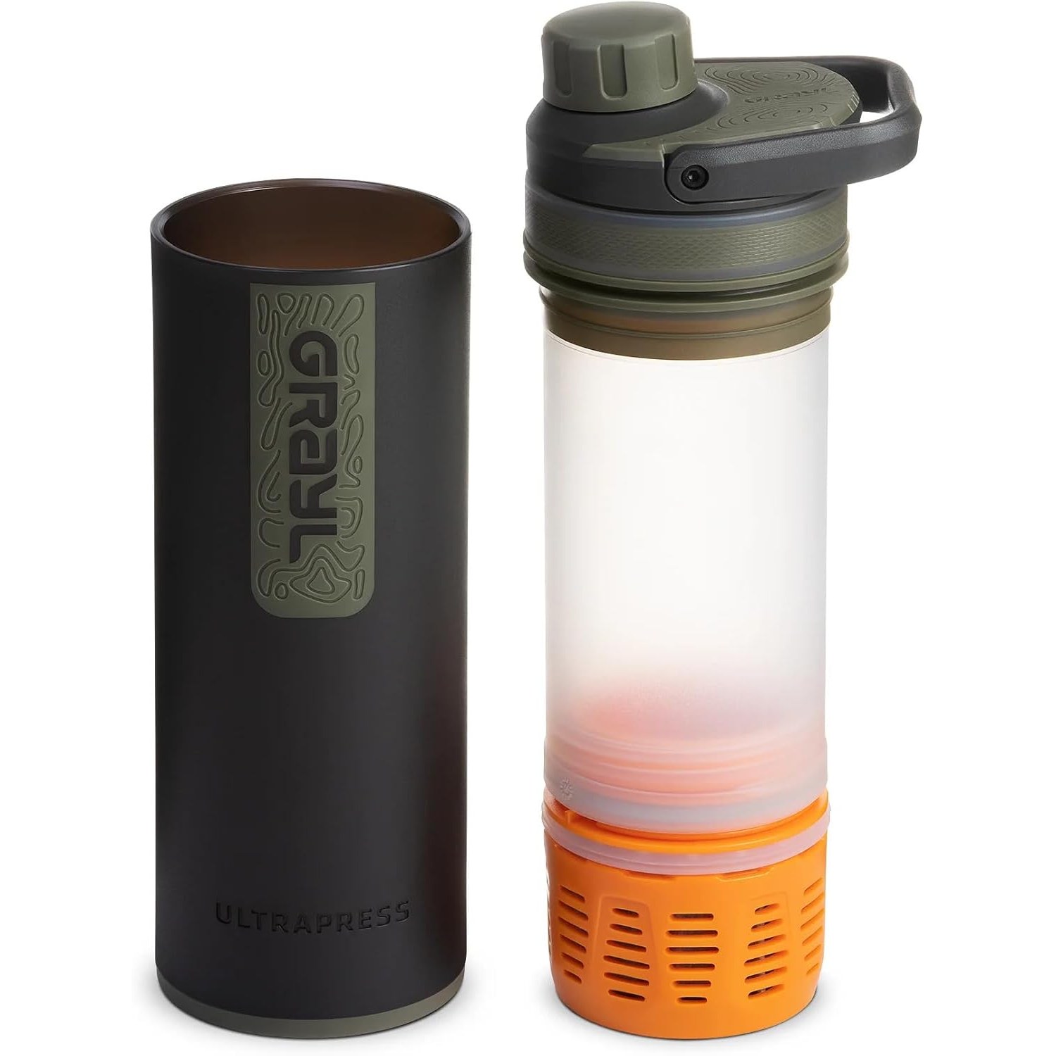 GRAYL UltraPress 500ml Water Purifier, Camp Black: image 2